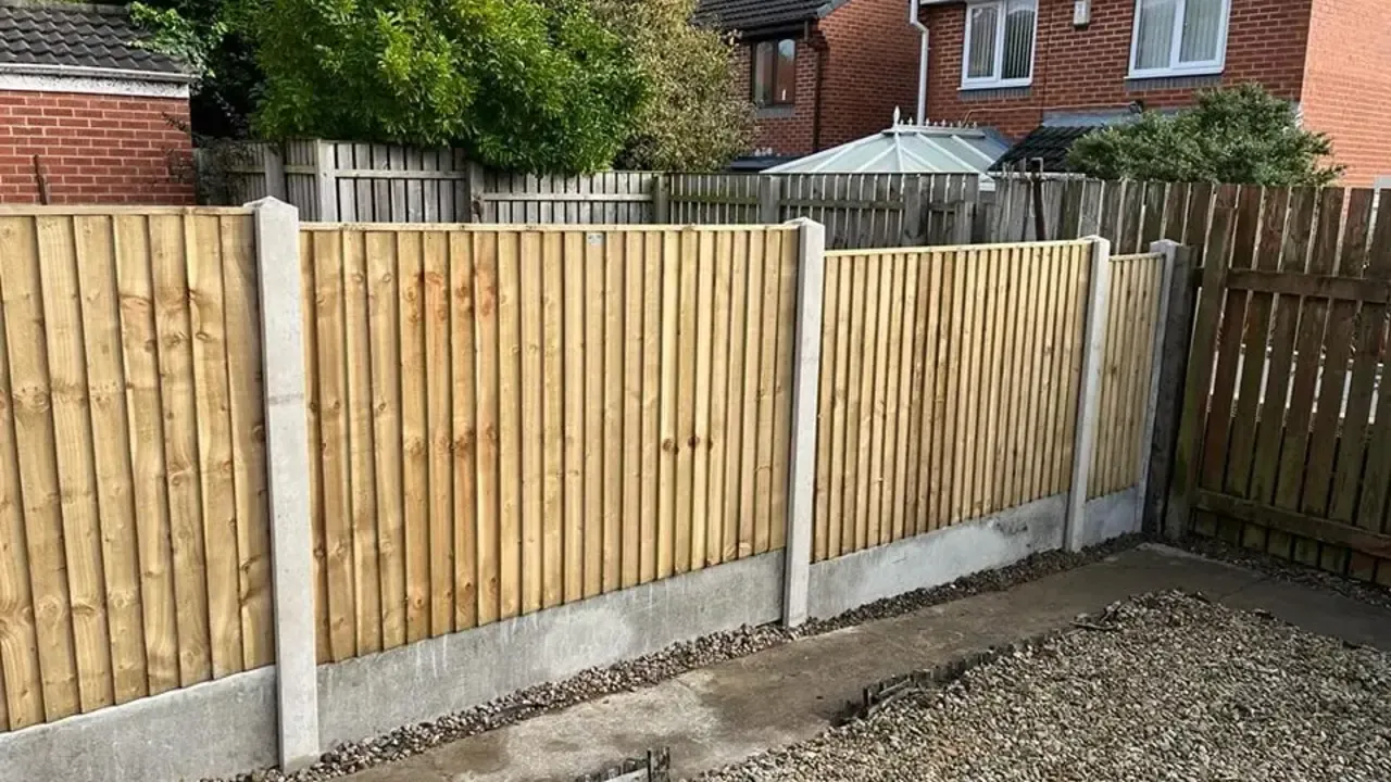 Chain link fence installation in Austin TX
